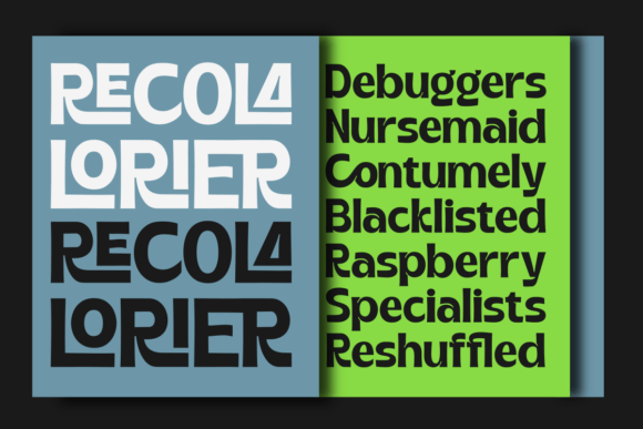 Black Rolmer Font - Preview 2