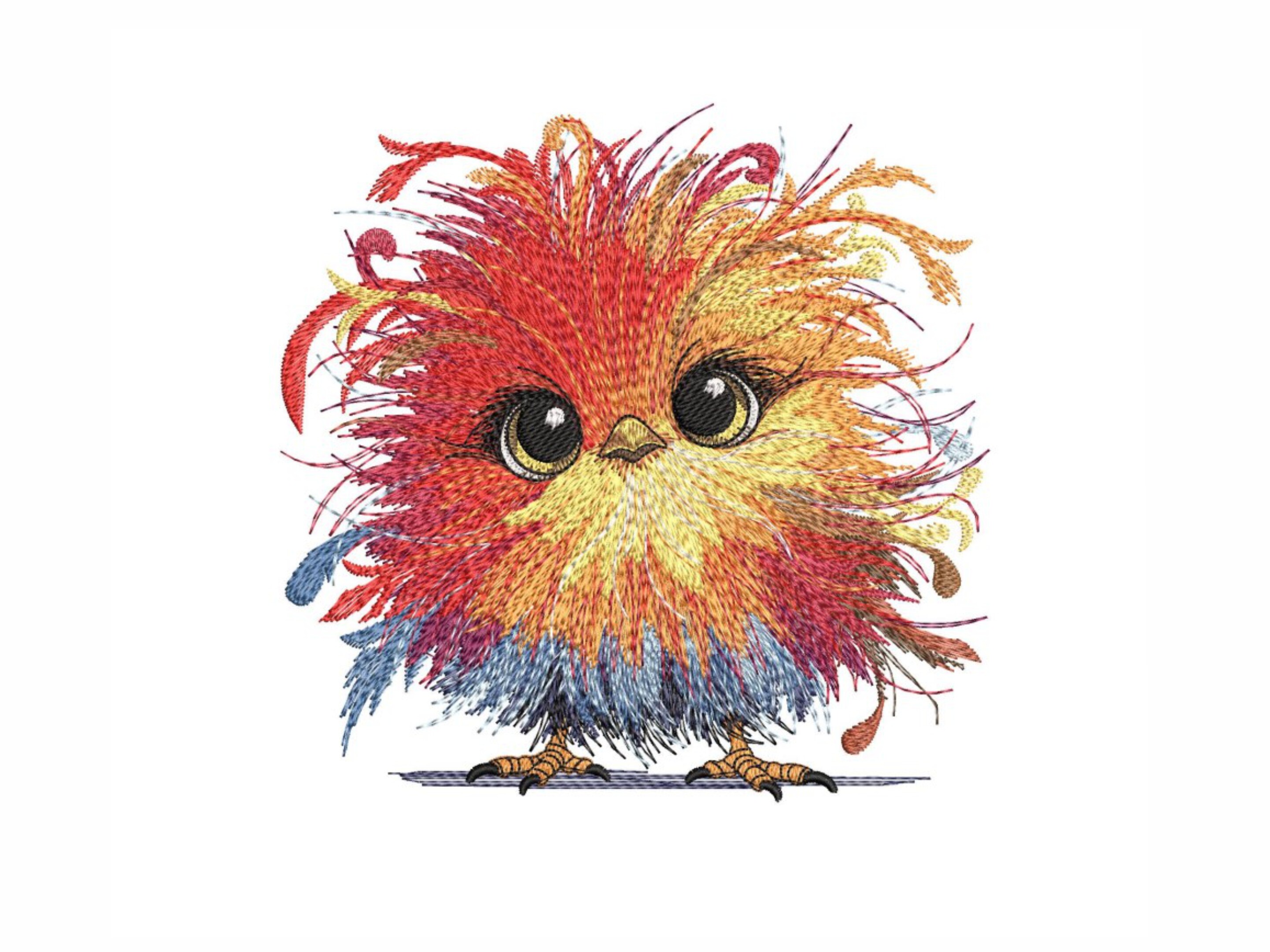 Funny Crazy Chicken
