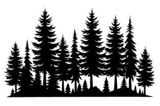 Pine Tree Svg, Forest Svg