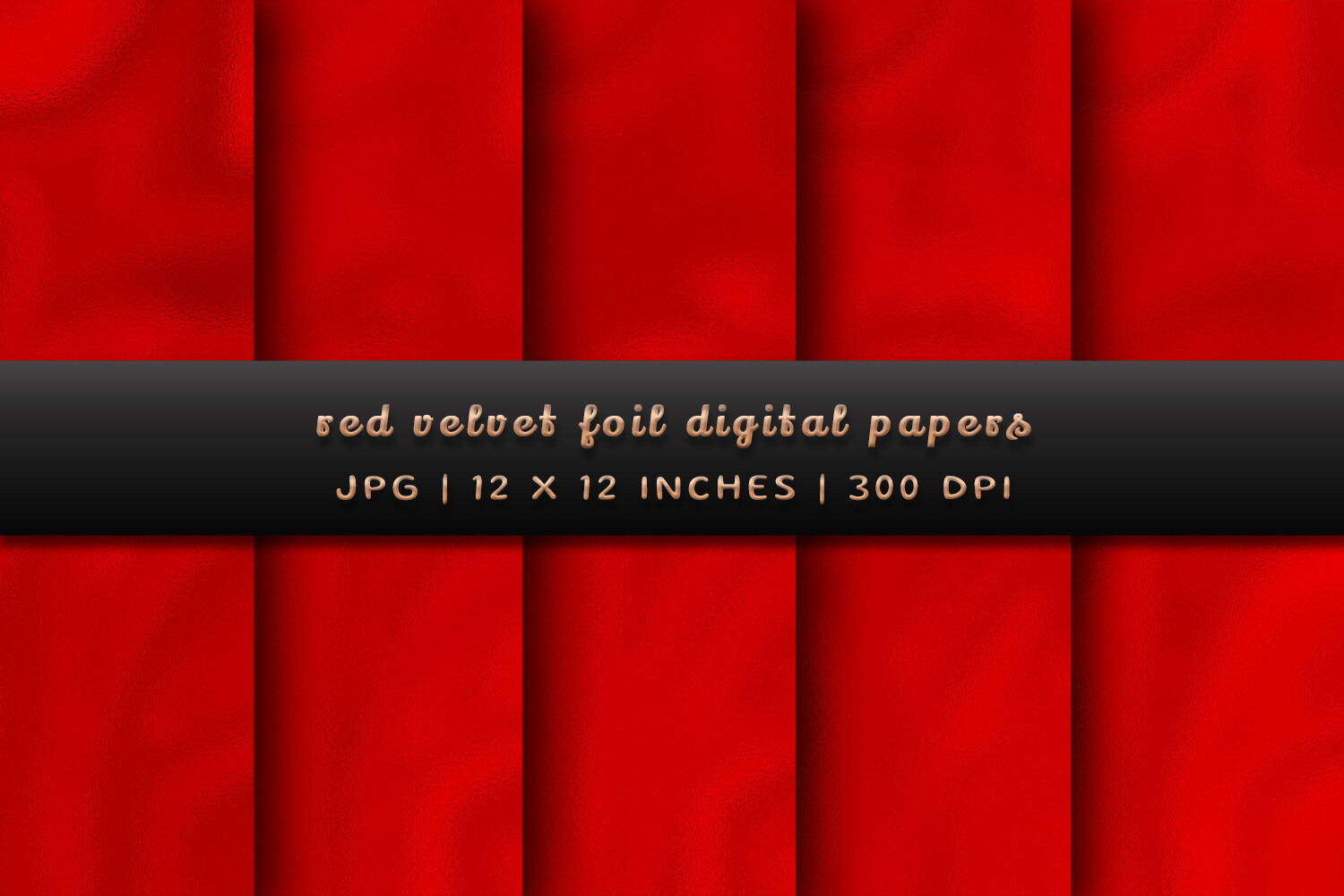 Red Velvet Foil Digital Papers Graphic by Pugazh Logan · Creative Fabrica