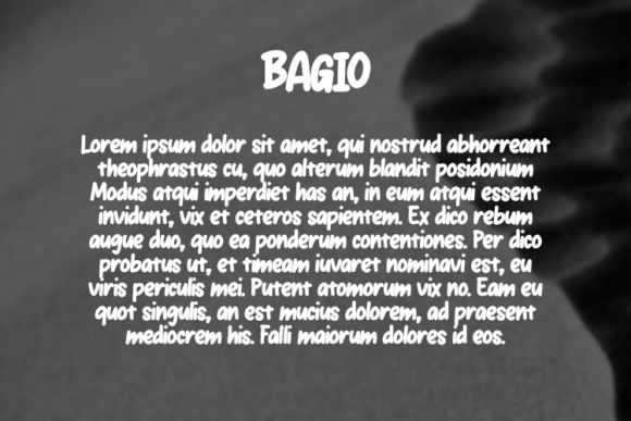 Bagio Font - Preview 2