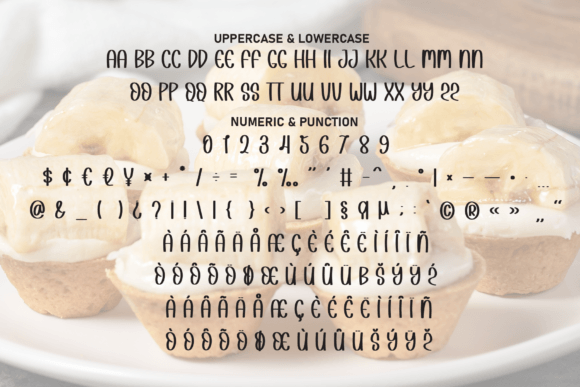 Banana Cupcake Font - Preview 6