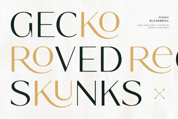 Blessrosa Font - Preview 6