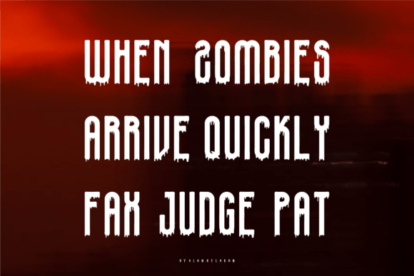 Blood Gerbuto Font - Preview 3