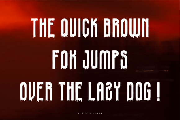Blood Gerbuto Font - Preview 4