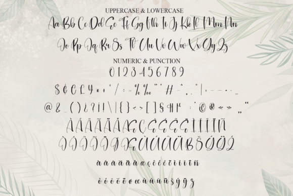 Botanical Font - Preview 6