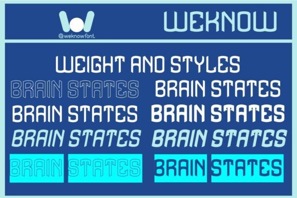 Brain States Font - Preview 5