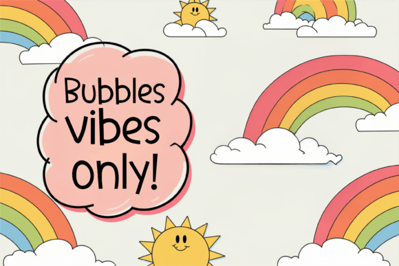 Bubble Charm Font - Preview 2