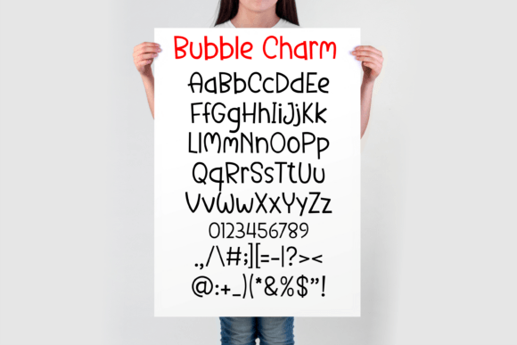 Bubble Charm Font - Preview 5