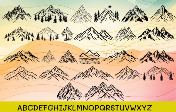 Cool Mountain Font - Preview 1