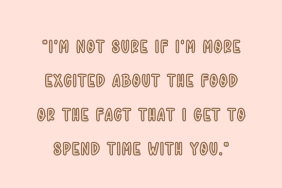 Date Dinning Font - Preview 1