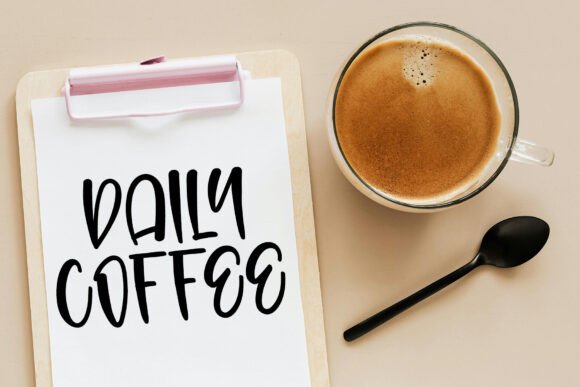 Digital Highland Font PNG with transparent background - Preview 1