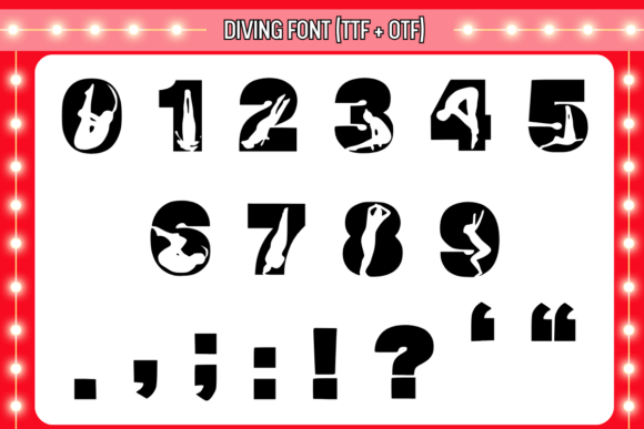 Diving Font - Preview 2