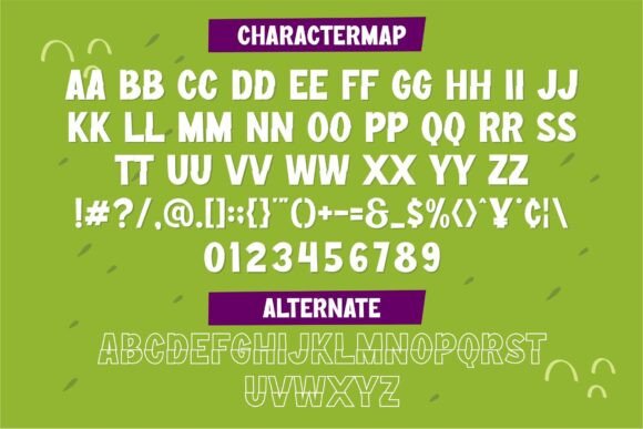 Donuts Matcha Font - Preview 4
