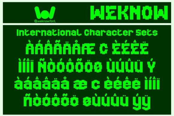 Equalizer Font - Preview 6