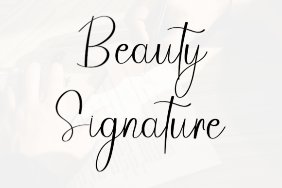 Everythink Signature Font PNG with transparent background - Preview 5