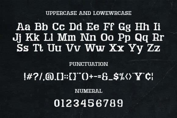 Fahrende Monograd Font PNG with transparent background - Preview 4