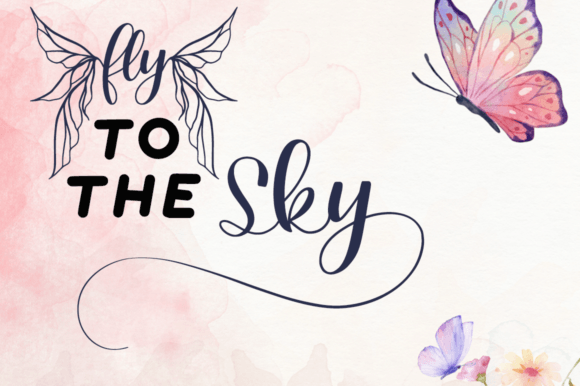 Fairy Wing Font - Preview 3