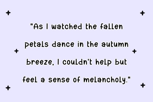 Fallen Petals Font - Preview 1