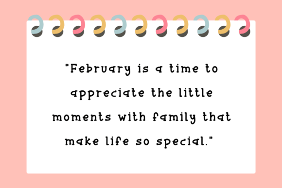 Family February Font PNG with transparent background - Preview 1