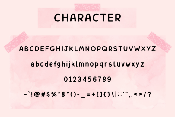Funny Hearts Font - Preview 2