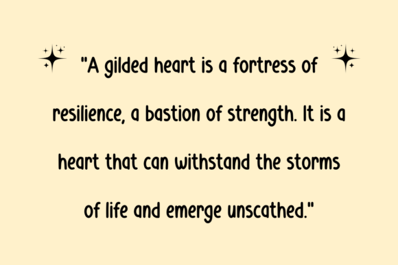 Gilded Hearts Font - Preview 1