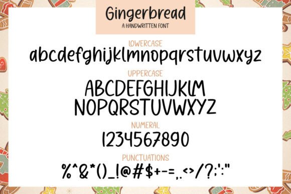 Gingerbread Font - Preview 6