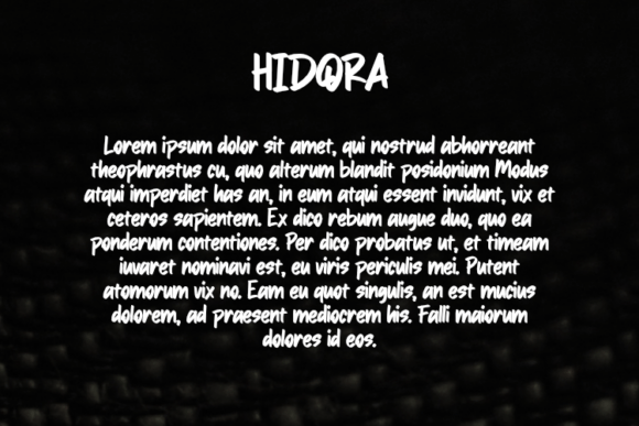 Hidora Font PNG with transparent background - Preview 2