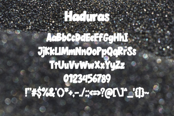 Haduras Font - Preview 1