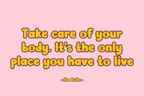 Healthy Lifestyle Font - Preview 2