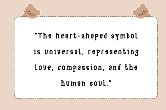 Hearh Shaped Font - Preview 1