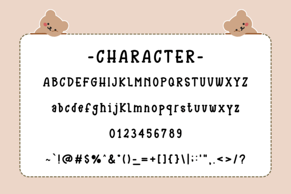 Hearh Shaped Font - Preview 2