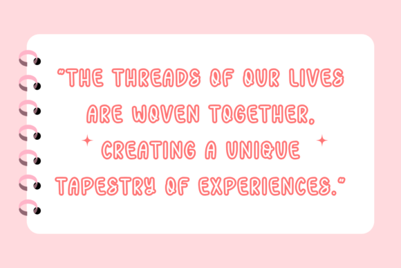 Heart Woven Font - Preview 2