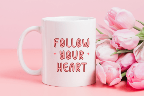 Heart Woven Font - Preview 4