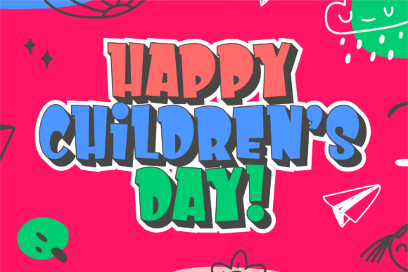 Little Champs Font font preview - 5