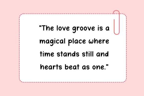 Love Groove Font PNG with transparent background - Preview 1