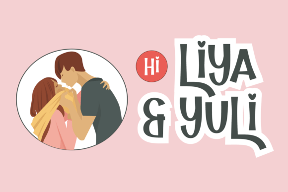 Love Livia Font PNG with transparent background - Preview 1