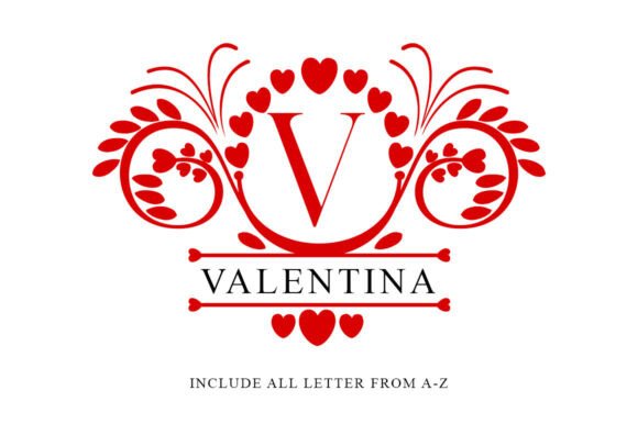 Melina Monogram Font font preview - 2
