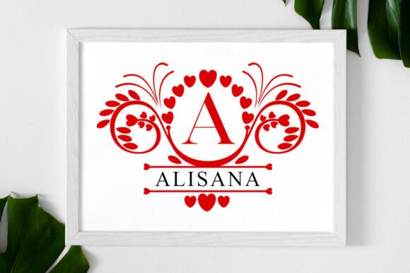Melina Monogram Font font preview - 4