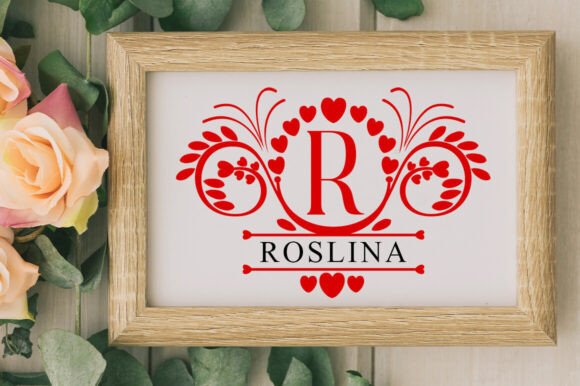 Melina Monogram Font font preview - 6