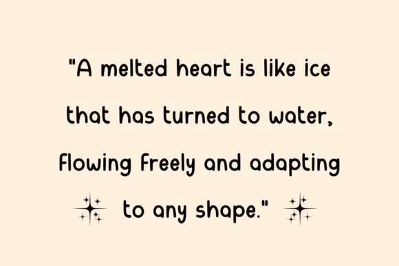 Melted Hearts Font PNG with transparent background - Preview 1