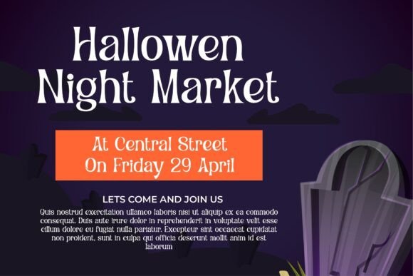 Misterical Buildings Font font preview - 3