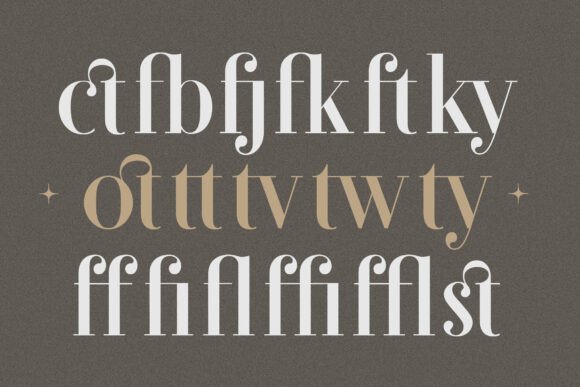 Modesca Font PNG with transparent background - Preview 3