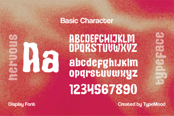 Nervous Font PNG with transparent background - Preview 1