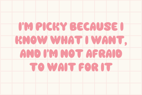 Picky Girls Font PNG with transparent background - Preview 2