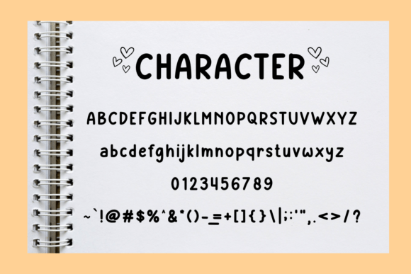 Radiant Affection Font PNG with transparent background - Preview 2