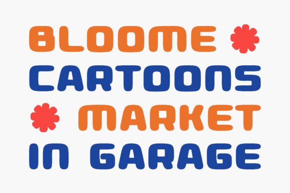 Realtoon Font PNG with transparent background - Preview 6