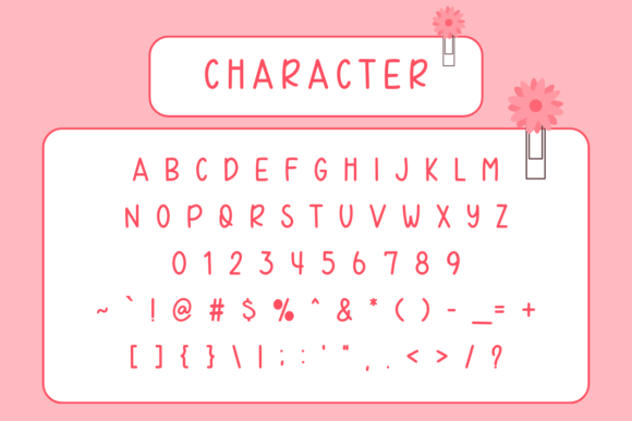 Rose Whisper Font PNG with transparent background - Preview 2