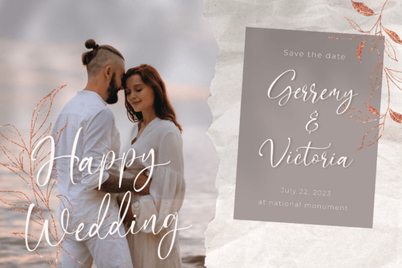 Rosegoldia Font PNG with transparent background - Preview 1