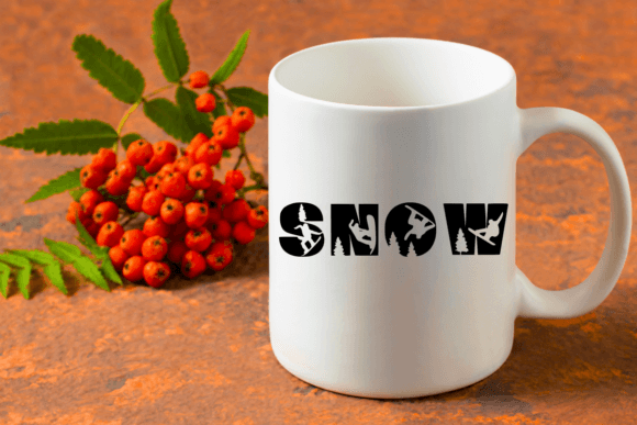 Snowboarding Font PNG with transparent background - Preview 6